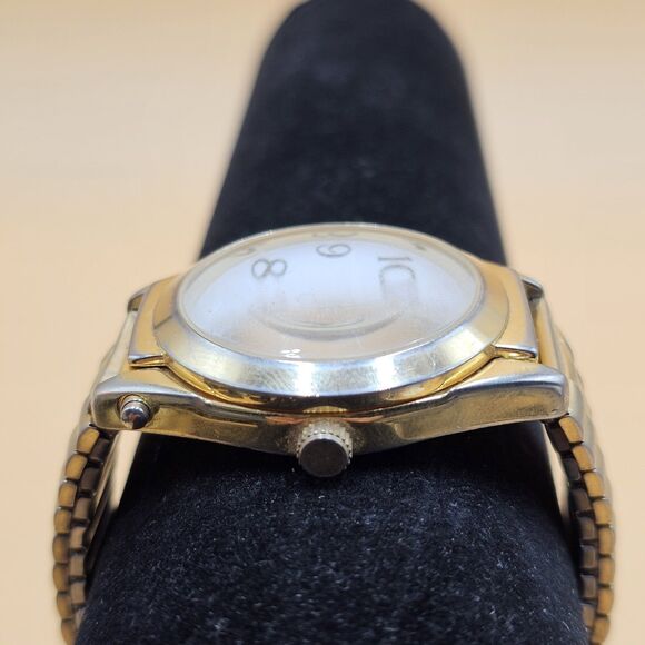 Vintage OPTICS Quartz Water Resistant Mens Easy Reader Wrist Watch New Battery main image 8